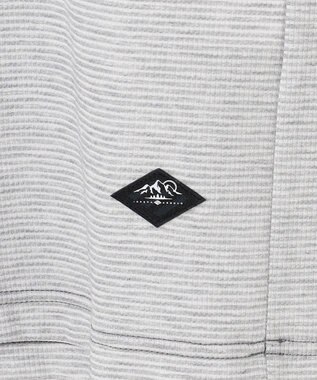 JOSEPH ABBOUD MOUNTAIN 【ゆったり】グリットワッフル アウトドアTシャツ ライトグレー系