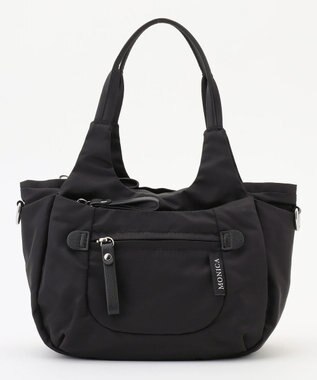 LA BAGAGERIE 【MONICA】ラウンド2WAYミニトートバッグ ブラック