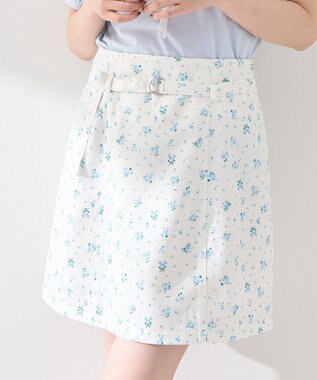 earth music&ecology アソートベルト付きミニスカート