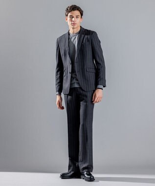 JOSEPH HOMME エッセンシャルメリノ　クルーネック ライトグレー系