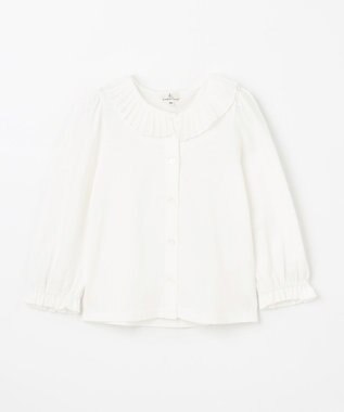  【100㎝】プリーツカラー ブラウス