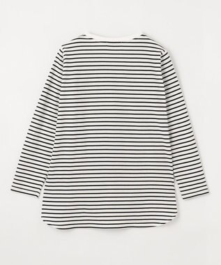 ANY テールロングTシャツ ボーダー