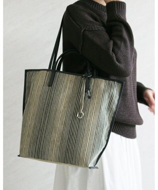 MORROW by thank 【A4サイズ収納可/軽量】VIVIAN MIDDLE ミックスストライプ