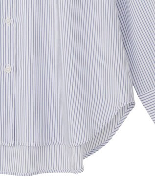 Green Parks バンドカラーインナーシャツ Stripe