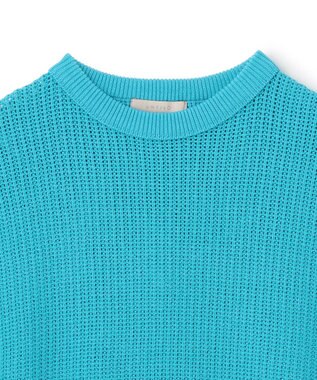 UNFILO MENS メッシュ ニットベスト [24年春夏商品] ターコイズ