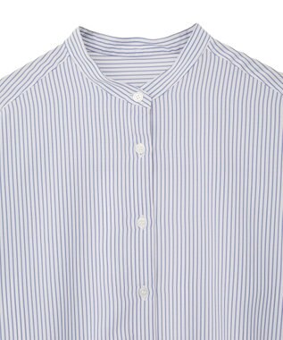 Green Parks バンドカラーインナーシャツ Stripe