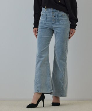 コーデュロイフレアパンツ