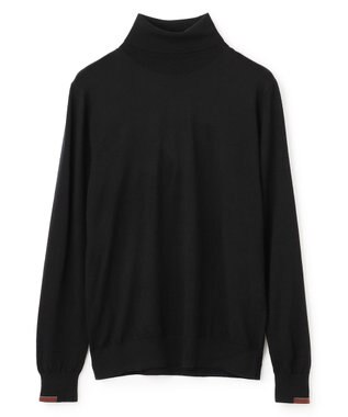 JOSEPH HOMME ウォッシャブルメリノ　タートルネックニット ブラック系