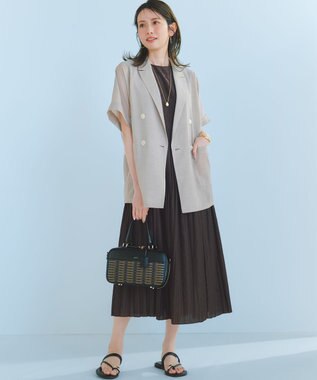 23区 【Oggi掲載】バスケットメッシュ ボストンバッグ ブラック系