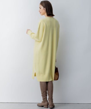 組曲 Aラインリラクシーニット ワンピース イエロー系