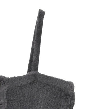 AMERICAN HOLIC 【2WAY】シャギーニットチューブトップ Charcoal Gray