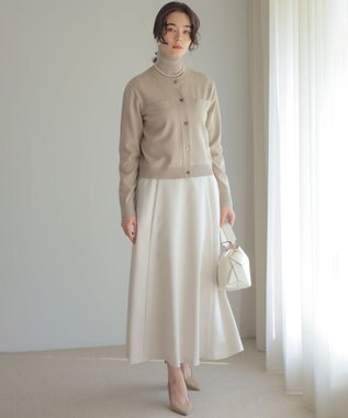 組曲 S ニューシックタートル ニット ベージュ系