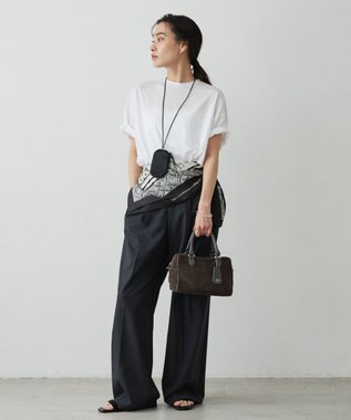 russet  スエード2WAYミニボストンバッグ(CE-1570-WEB) Gray