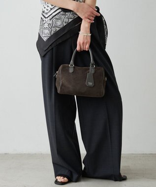 russet  スエード2WAYミニボストンバッグ(CE-1570-WEB) Gray