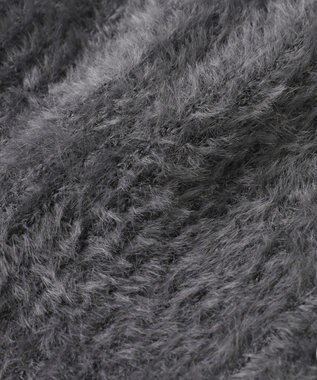 AMERICAN HOLIC 【2WAY】シャギーニットチューブトップ Charcoal Gray