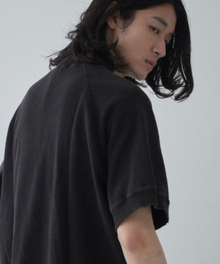 WEGO 【ユニセックス着用ITEM】ハーフスリーブスウェット ブラック