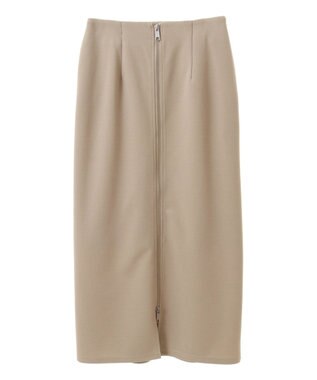 earth music&ecology Ｚｉｐスカート Light Beige