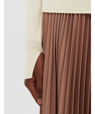 JOSEPH 【洗える】コットンカシミヤ　ラウンドネックニット Ivory