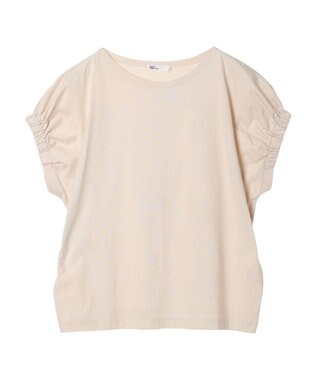 CRAFT STANDARD BOUTIQUE 【ＵＶカット】ギャザースリーブプルオーバー Ivory