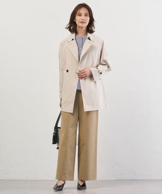 J.PRESS LADIES L Artirosa トレンチ コート グレージュ系