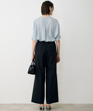 ICB L 【先行予約】ドライクールトロ クロスタックワイドパンツ ブラック