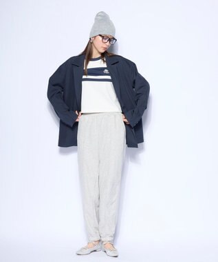 OP／FILA 【Kappa】カラーブロック切替Tシャツ ホワイト