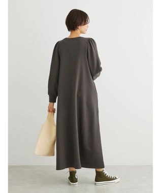 Green Parks ・ＳＵＧＡＲ　ＳＰＯＯＮ　ウラキモウフレアワンピース Charcoal Gray