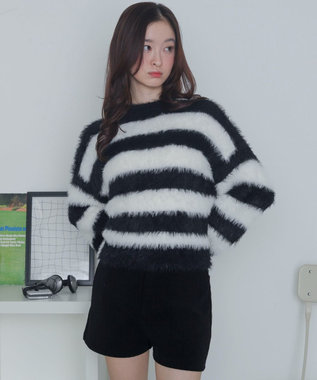 WEGO シャギーニットプルオーバー