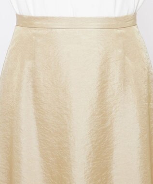 uncrave 【手洗い可】リンクルオーガンジー フレアスカート（uncrave STANDARD） ベージュ