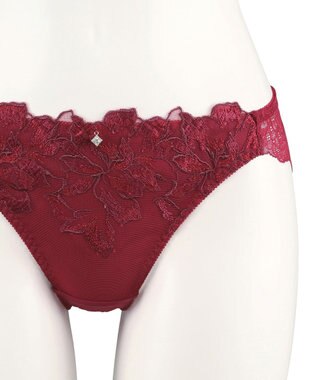 San-ai Resort（三愛水着楽園） エレガントコレクション【2411】バックレースショーツ 【northerly】 レッド