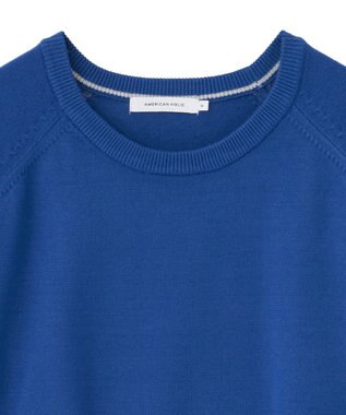 AMERICAN HOLIC バイパチラグランニットプルオーバー Blue
