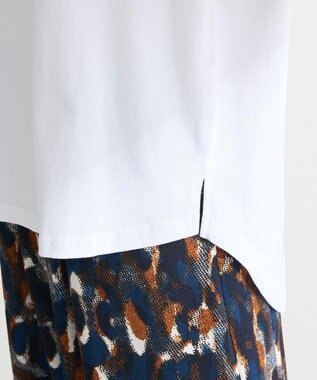 Green Parks ・ｓｗｉｎｇ　ｂｙ　フレンチスリーブ刺繍ＴＥＥ Off White