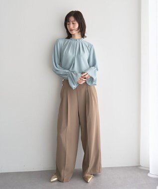 YECCA VECCA タックデザインブラウス Mint