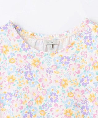 ANY KIDS カットソー  サマー ワンピース ピンク系花柄