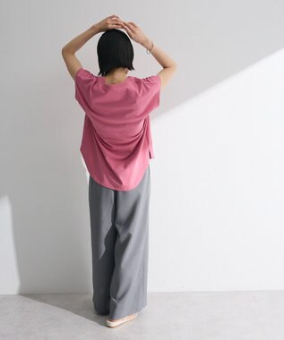 Green Parks ・ｓｗｉｎｇ　ｂｙ　フレンチスリーブ刺繍ＴＥＥ Off White