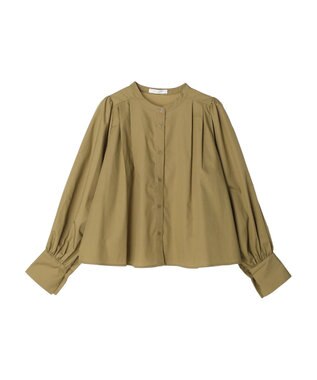 Green Parks タックブラウス Beige