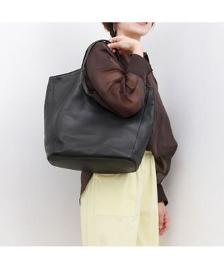 UNBILLION ペルケ perche / ガーメントレザー・サスティナブルサークルトート