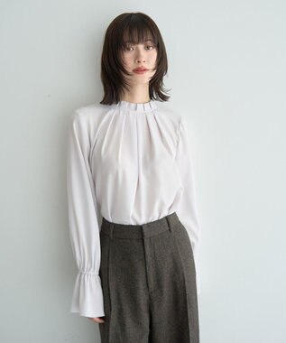 YECCA VECCA タックデザインブラウス Mint