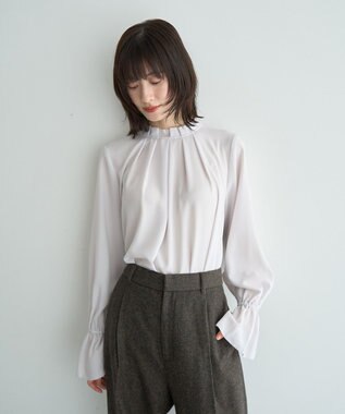 YECCA VECCA タックデザインブラウス Mint