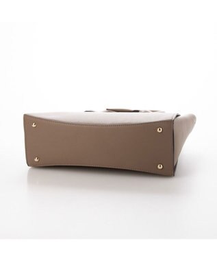 LA BAGAGERIE 【MONICA】ベルテッド2WAYハンドバッグ グレージュ