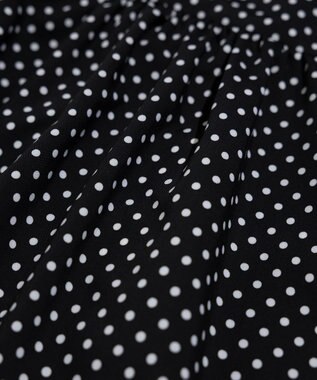 LENO POLKA DOTT BLOUSE / ドットブラウス BLACK