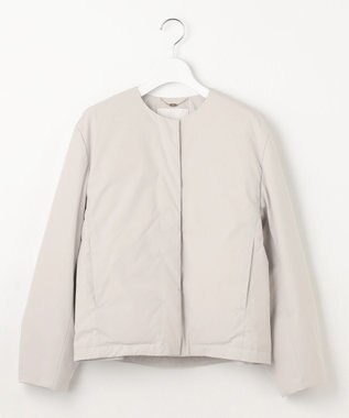 自由区 【撥水加工・洗える】ティペット付きスプリング ダウン ベージュ