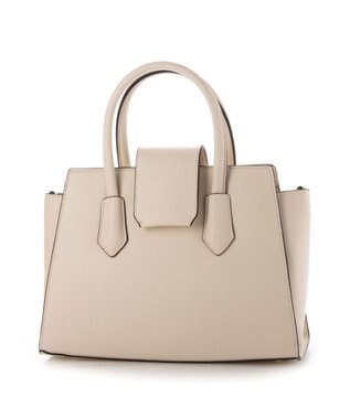 LA BAGAGERIE 【MONICA】ベルテッド2WAYハンドバッグ アイボリー