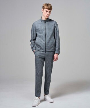 JOSEPH HOMME 新色追加【セットアップ対応】トリコサッカーストレッチ  ドロスト付テーパードパンツ / PEGG CONVERTIBLE グレー系5