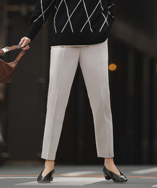 ICB 【裏起毛】 ウォームサテン スティックパンツ トープ系