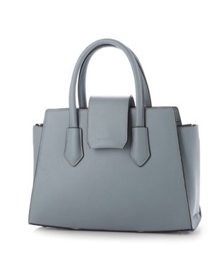 LA BAGAGERIE 【MONICA】ベルテッド2WAYハンドバッグ ブルー