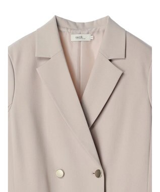 earth music&ecology ダブルテーラードジャケット Beige