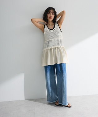 Green Parks ・ＳＵＧＡＲ　ＳＰＯＯＮ　クロシェキリカエチュニック Ivory