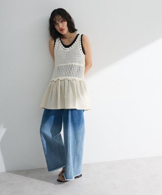 Green Parks ・ＳＵＧＡＲ　ＳＰＯＯＮ　クロシェキリカエチュニック Ivory