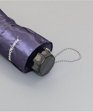 AURORA PINKY & DIANNE（ピンキー＆ダイアン） バイカラーミニ傘（折りたたみ傘） ネイビー